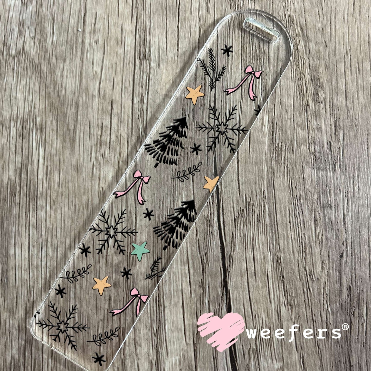 Have yourself a Merry Little Christmas Sidekick UV DTF Cup Wrap - Weefers Exclusive Bookmark Weefers