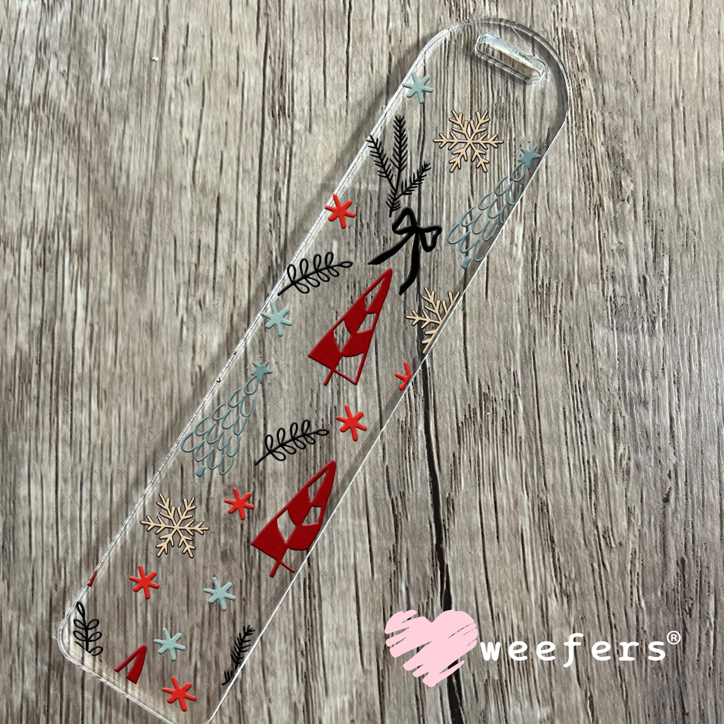 Deck the halls and Not Your Family Sidekick UV DTF Cup Wrap - Weefers Exclusive Bookmark Weefers