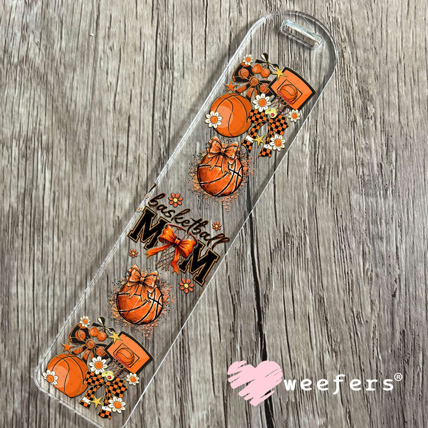Basketball Mom UV DTF Cup Wrap - Weefers® Exclusive Bookmark Weefers