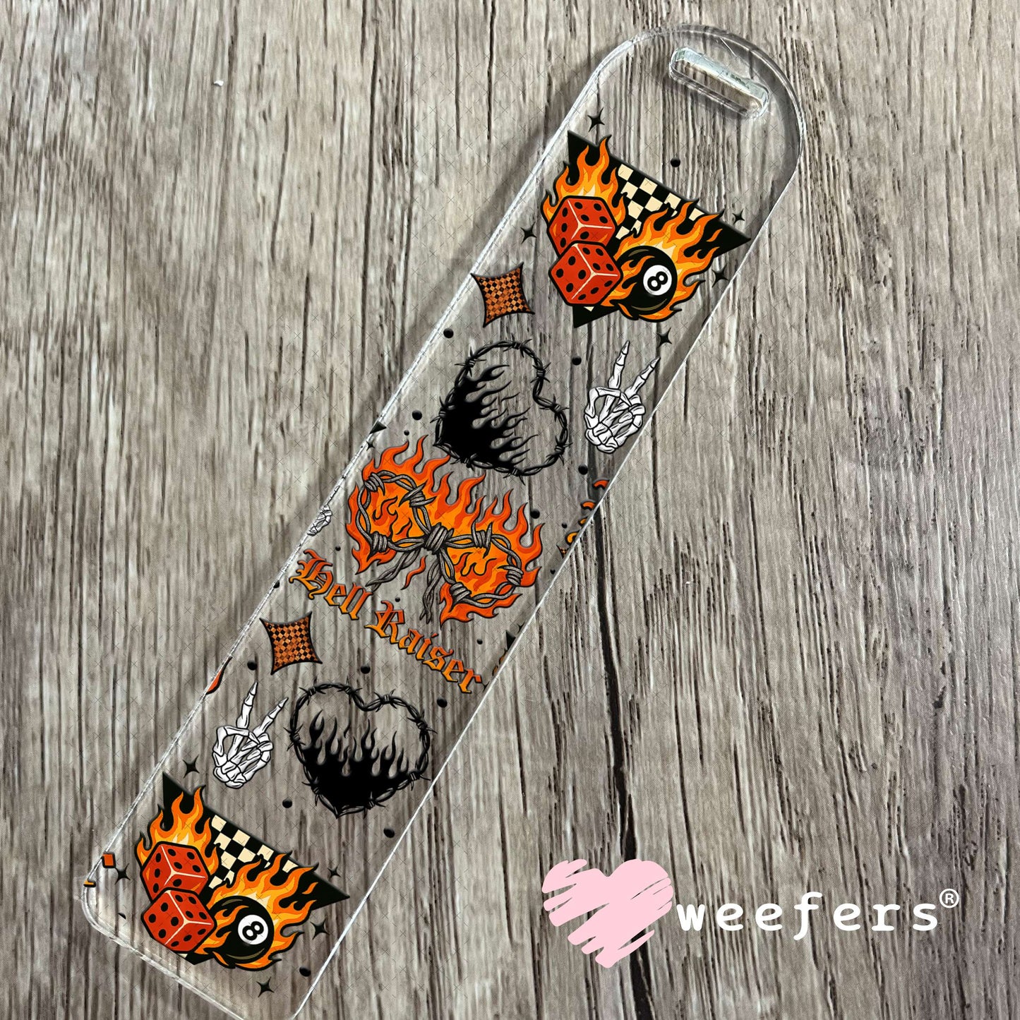 Hell Raiser UV DTF Cup Wrap - Weefers® Exclusive Bookmark Weefers