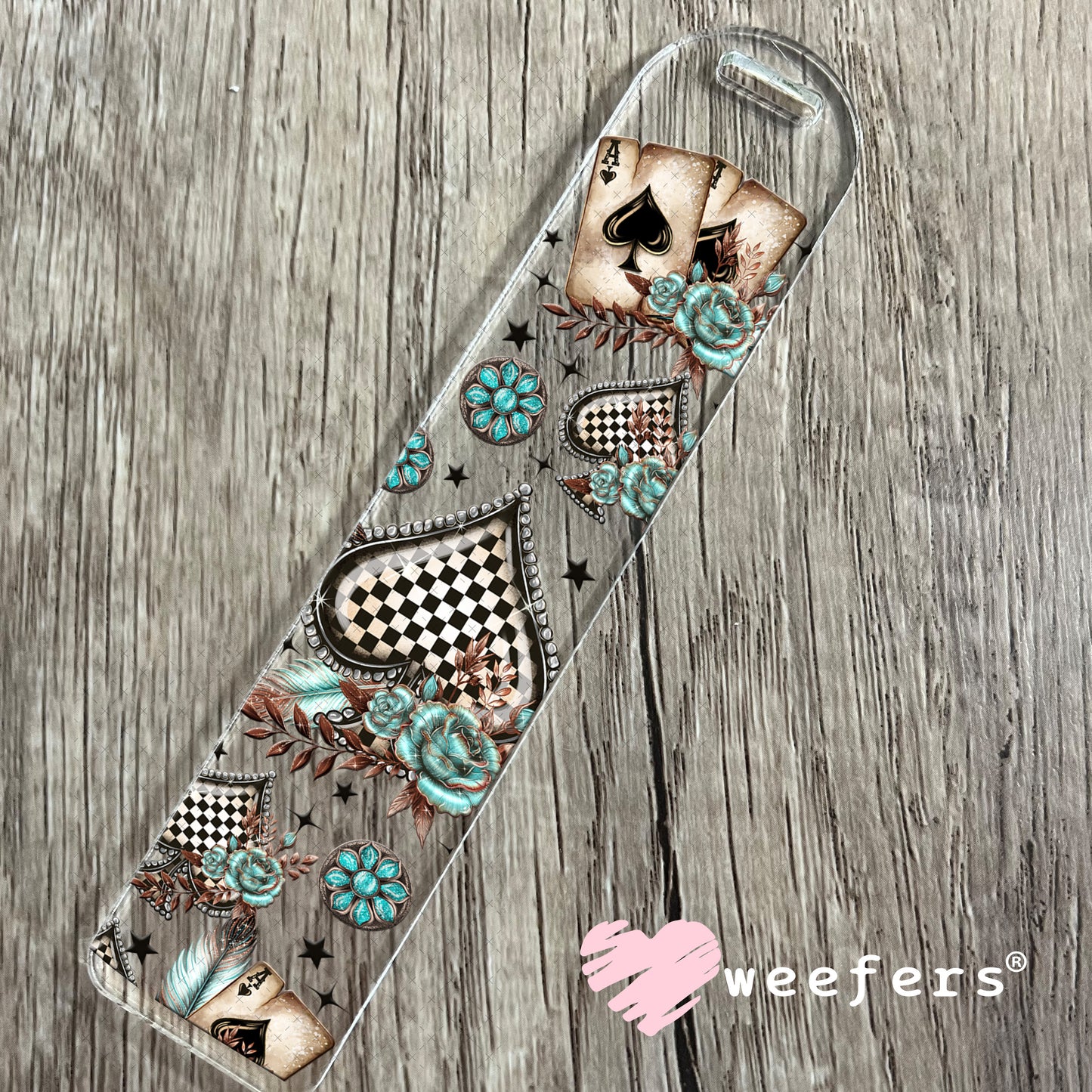 Spades and Aces UV DTF Cup Wrap Bookmark Weefers