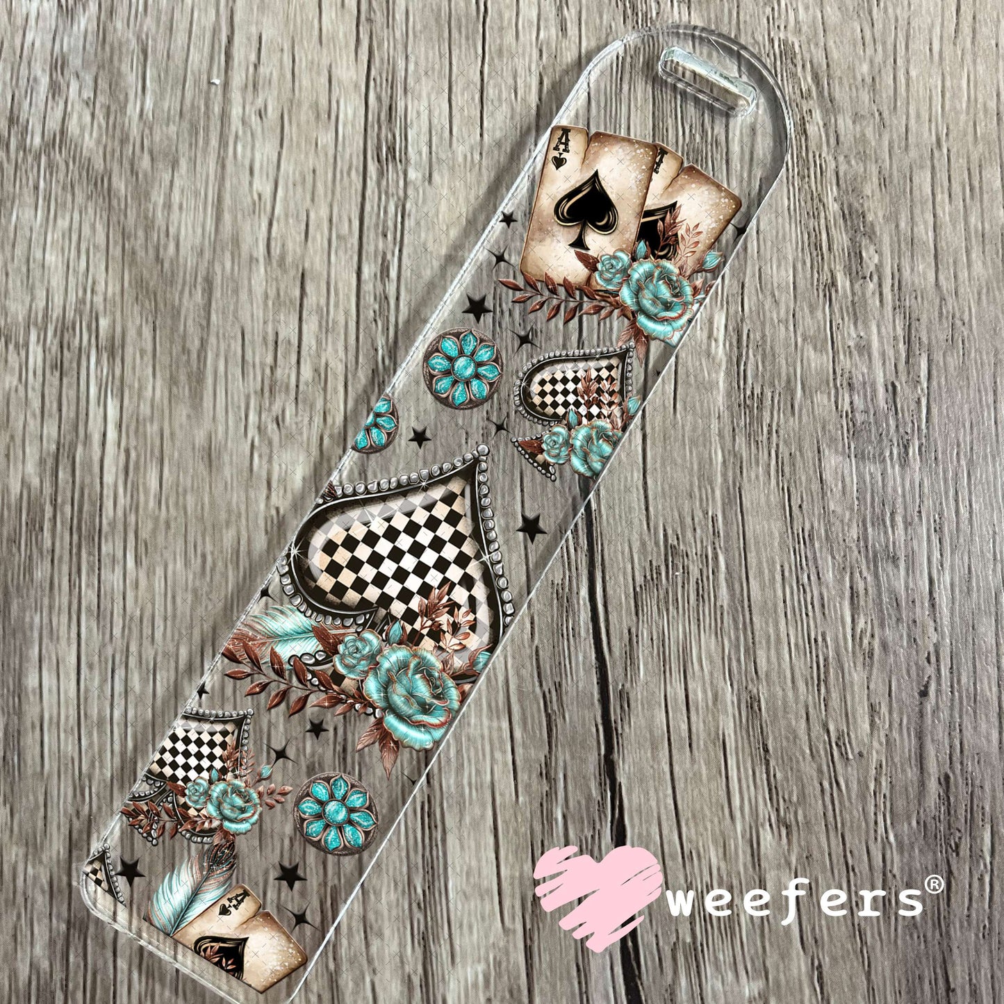 Spades and Aces UV DTF Cup Wrap Bookmark Weefers
