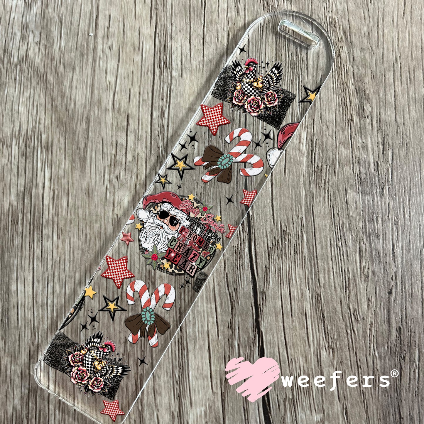 Sorry for all the F-Bombs UV DTF Cup Wrap - Weefers Exclusive Bookmark Weefers