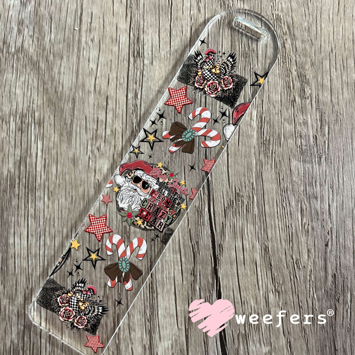Sorry for all the F-Bombs UV DTF Cup Wrap - Weefers Exclusive Bookmark Weefers