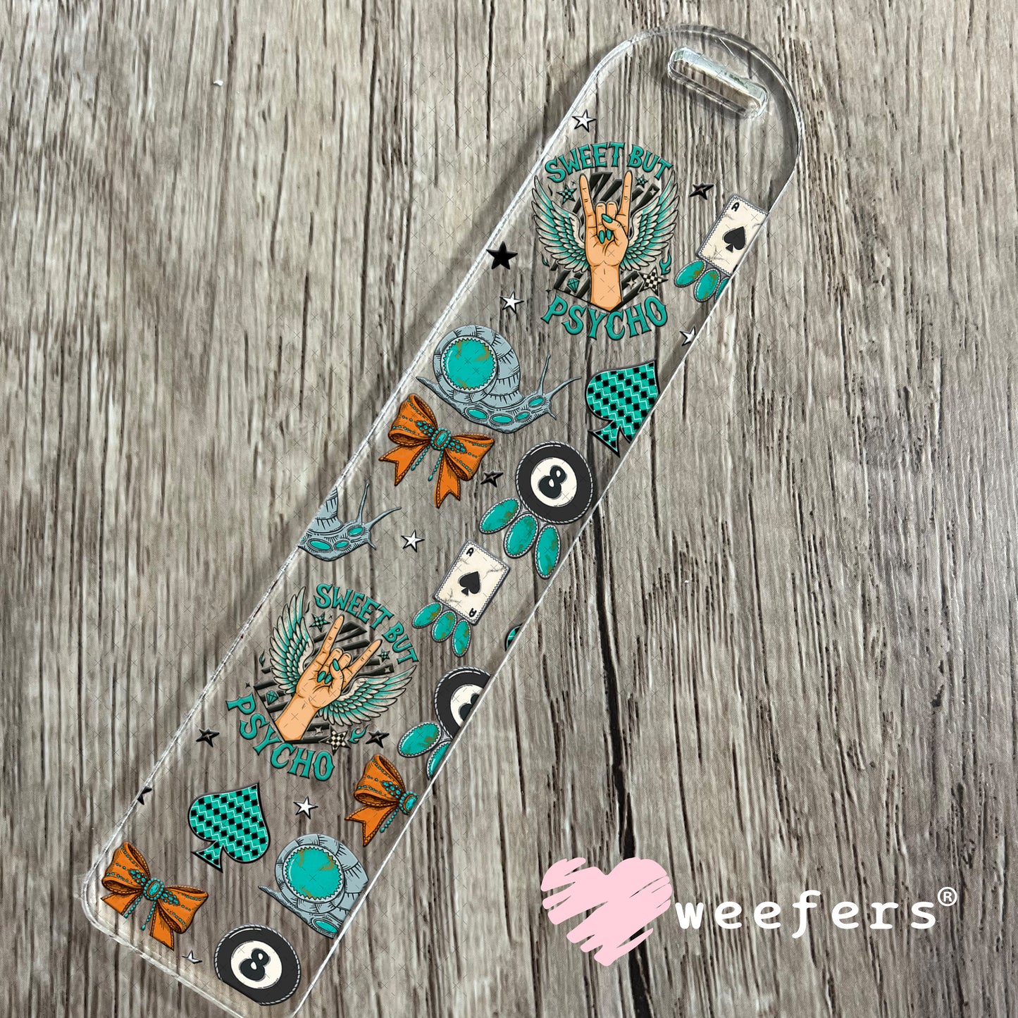 Pew Pew Bless Your Heart Sugar Sidekick UV DTF Cup Wrap - Weefers Exclusive Bookmark Weefers