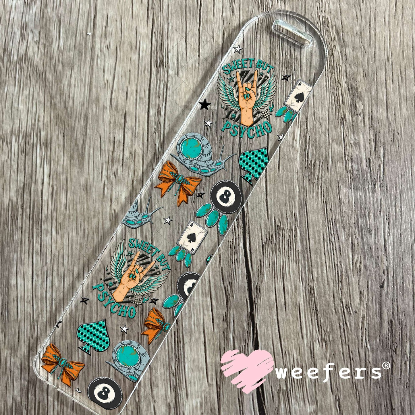 Pew Pew Bless Your Heart Sugar Sidekick UV DTF Cup Wrap - Weefers Exclusive Bookmark Weefers