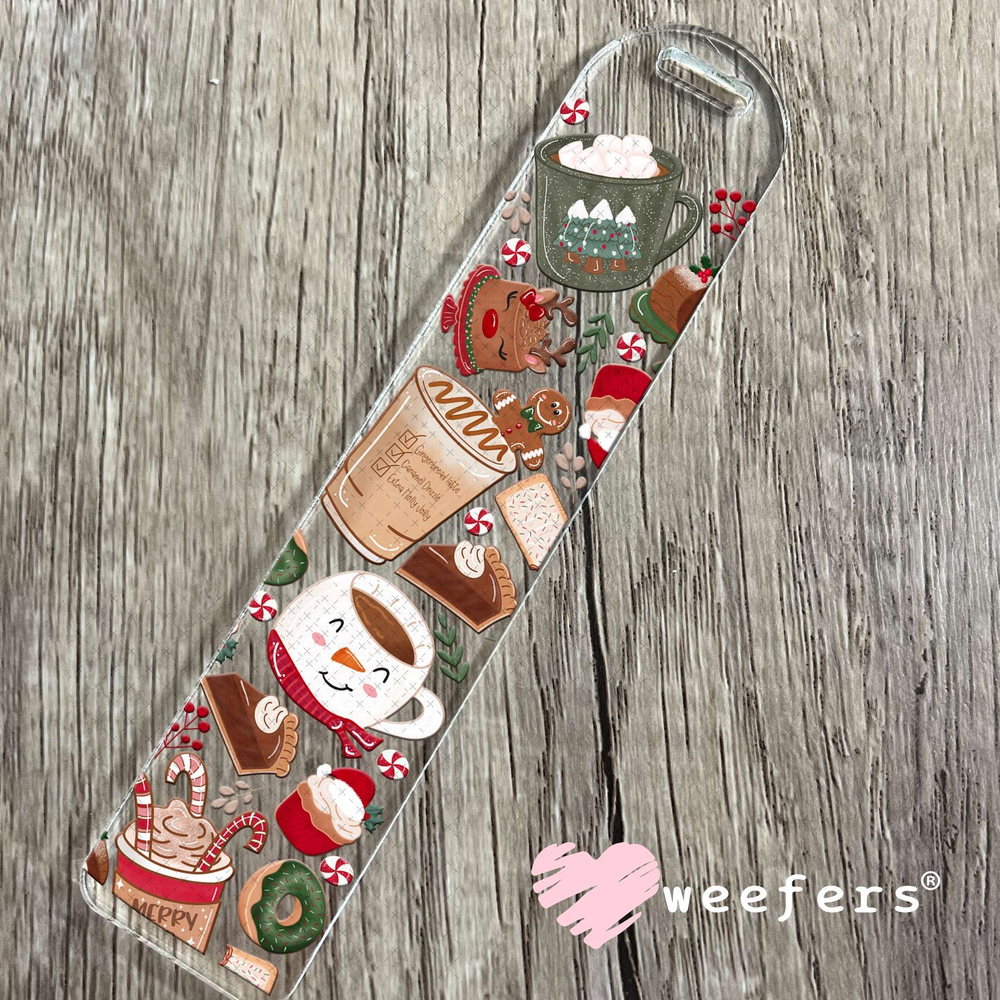 UV DTF Cup Wrap – Christmas Favorite Things Bookmark Weefers