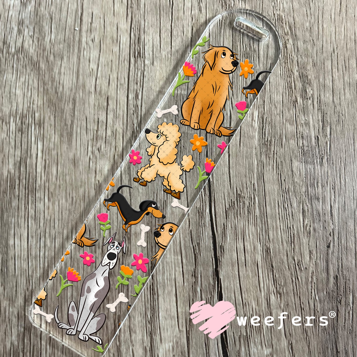 UV DTF Cup Wrap – Dog Friends Bookmark Weefers