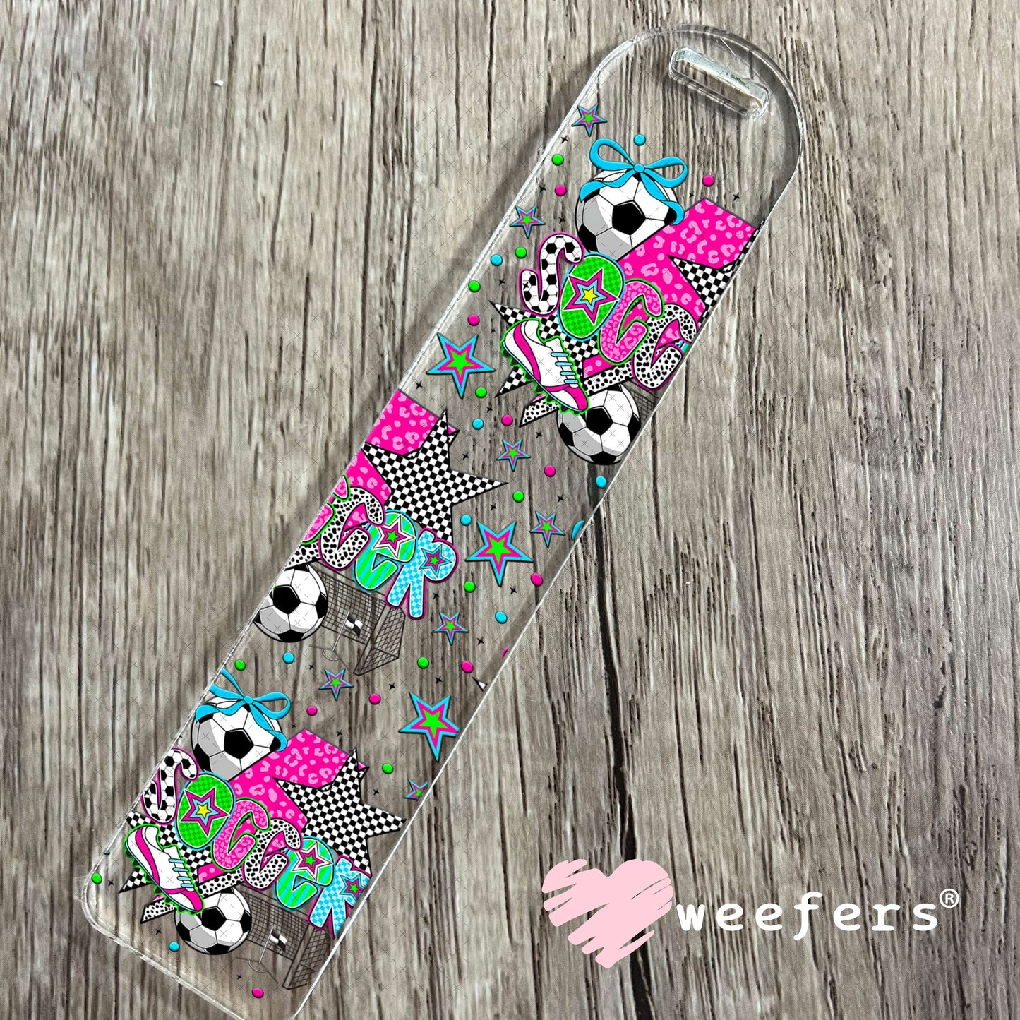UV DTF Cup Wrap – Preppy Soccer - Weefers® Exclusive Bookmark Weefers