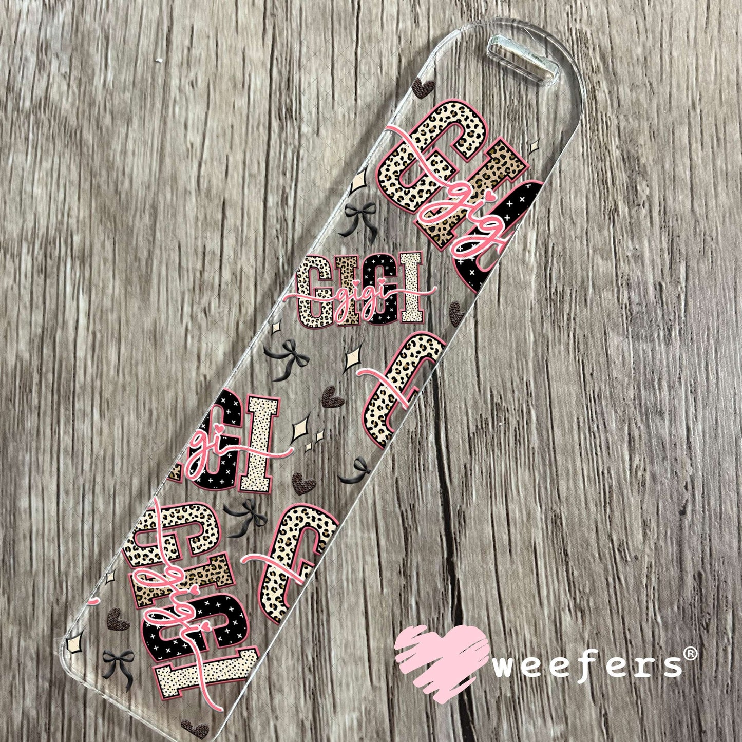 UV DTF Cup Wrap – Gigi Cheetah Print - Weefers Exclusive Bookmark Weefers
