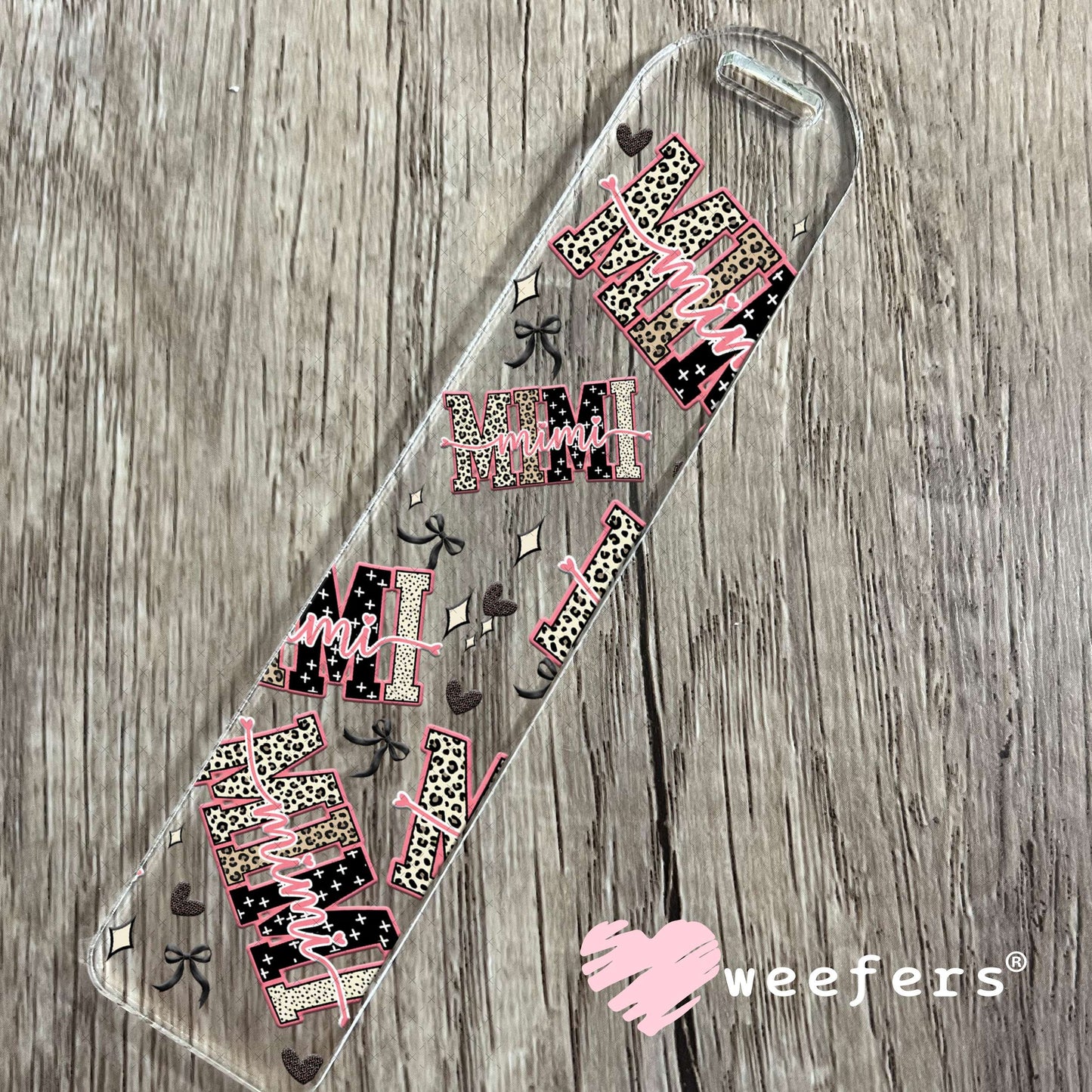 UV DTF Cup Wrap – Mimi Cheetah Print - Weefers® Exclusive Bookmark Weefers