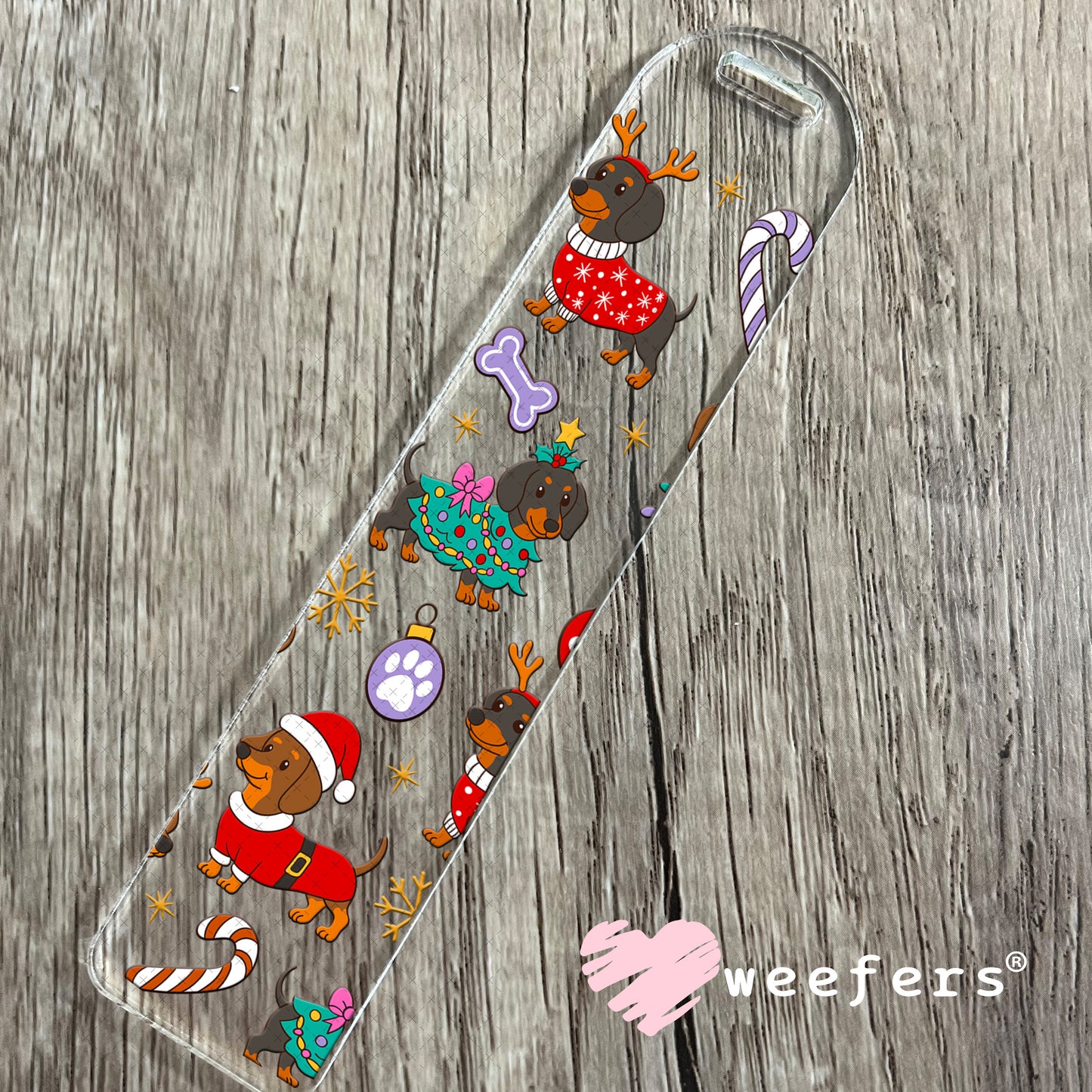 UV DTF Cup Wrap – Christmas Dashaud's Bookmark Weefers