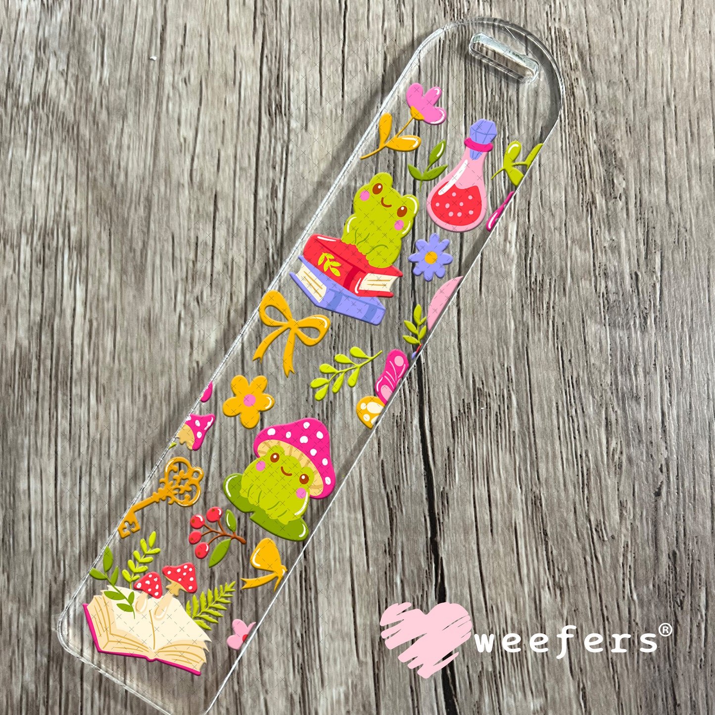 UV DTF Cup Wrap – Fantasy Frog Land Bookmark Weefers