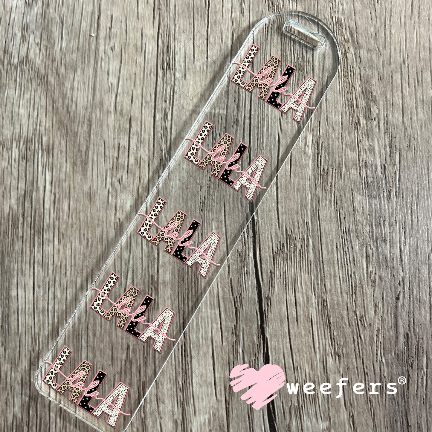 UV DTF Cup Wrap – Cheetah Lala Bookmark Weefers
