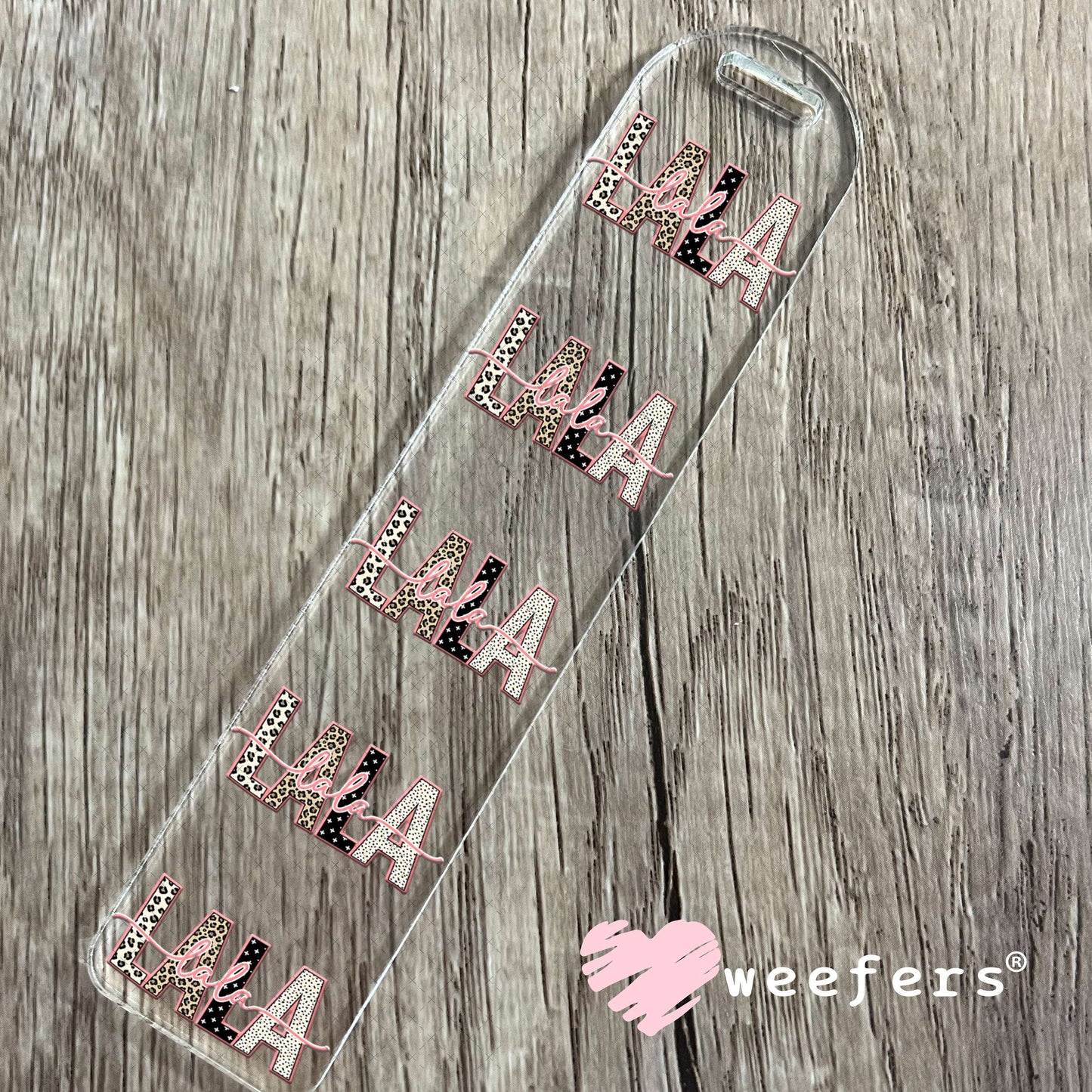 UV DTF Cup Wrap – Cheetah Lala Bookmark Weefers