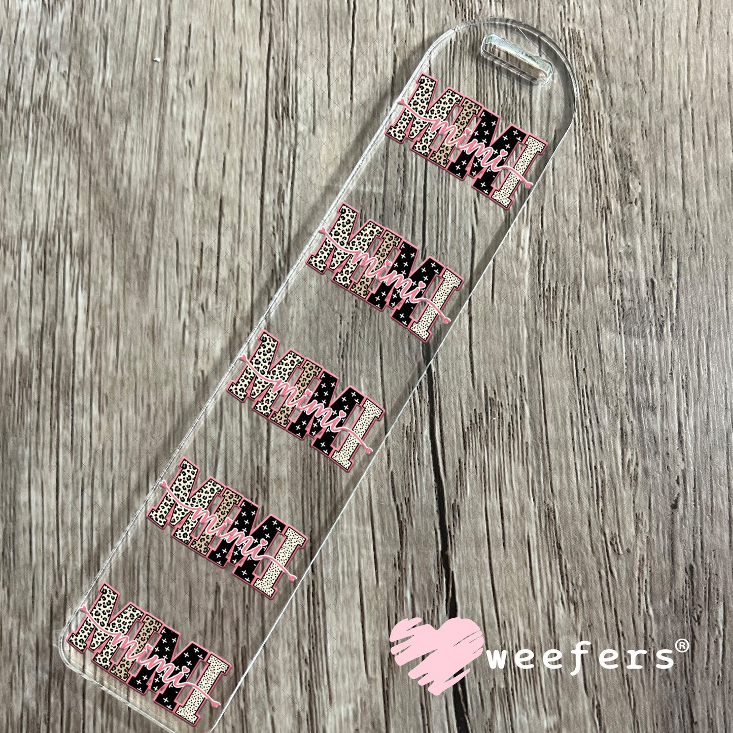 UV DTF Cup Wrap – Cheetah Mimi Bookmark Weefers
