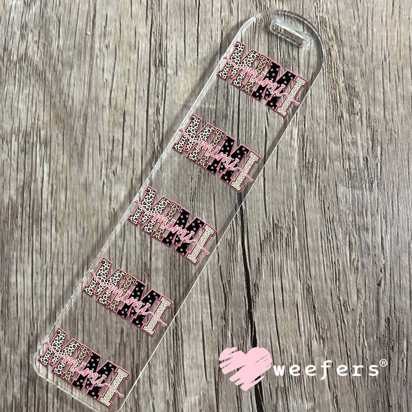UV DTF Cup Wrap – Cheetah Mimi Bookmark Weefers