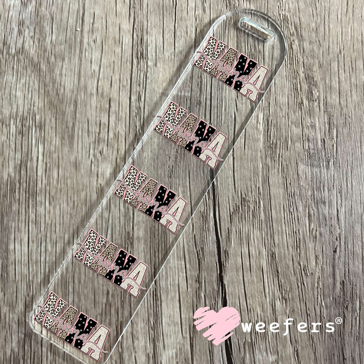 UV DTF Cup Wrap – Cheetah Nana Bookmark Weefers
