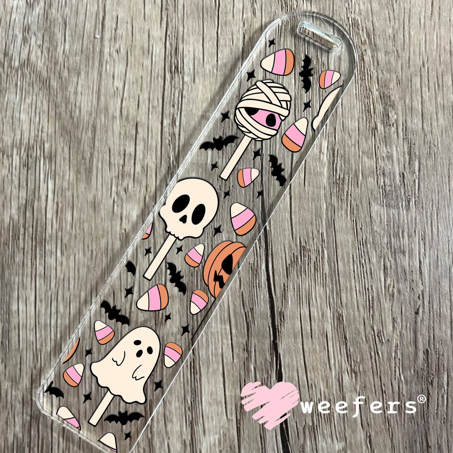 Halloween Ghost Lollypops UV DTF Cup Wrap Bookmark Weefers