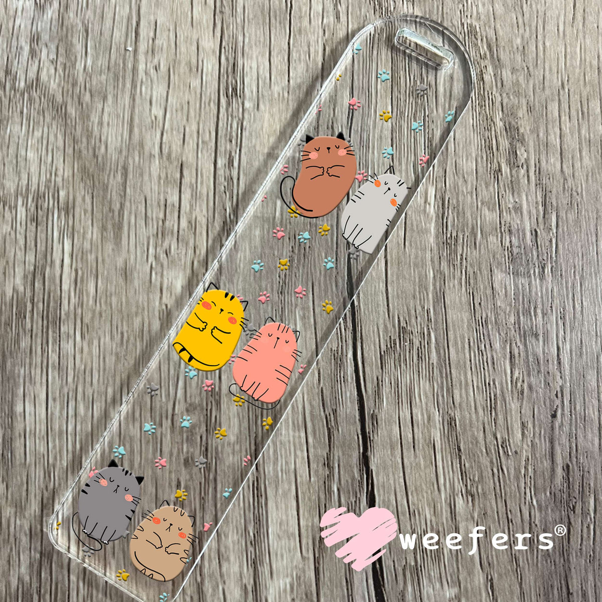 Cat Friends UV DTF Cup Wrap Bookmark Weefers