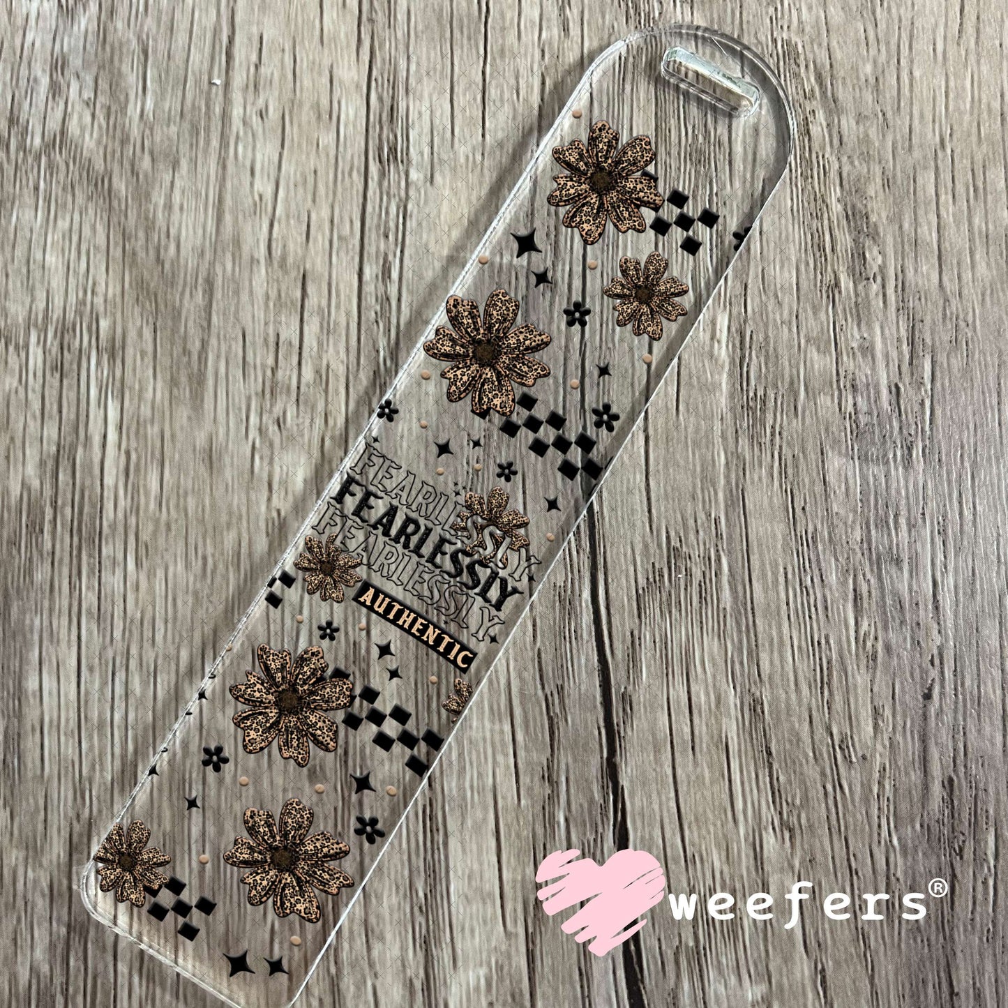 UV DTF Cup Wrap – Fearlessly Authentic Bookmark Weefers
