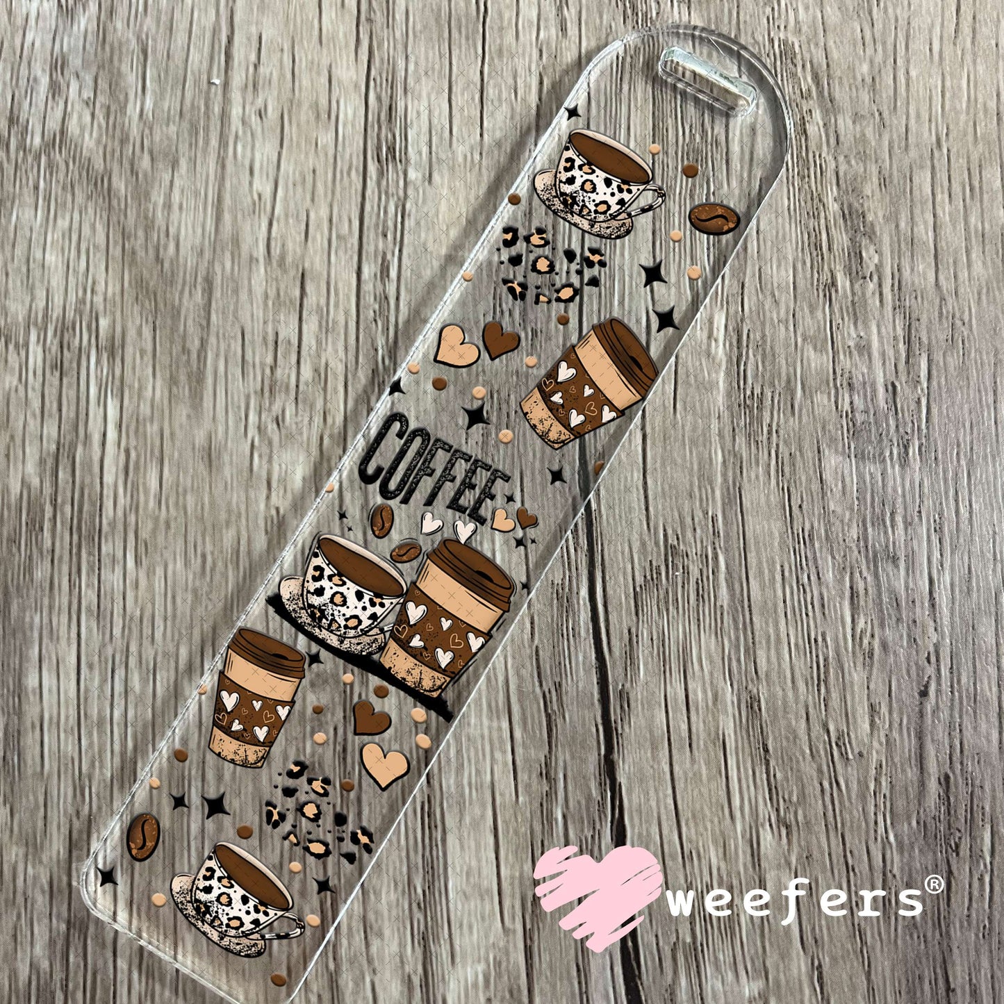UV DTF Cup Wrap – Coffee Time Bookmark Weefers