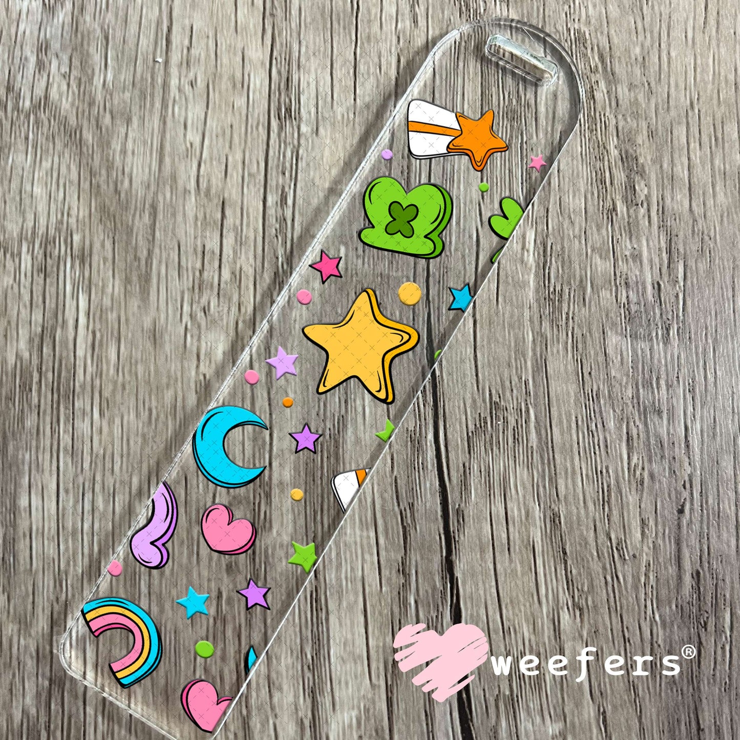 UV DTF Cup Wrap – Lucky Charm Charms St. Patricks Bookmark Weefers