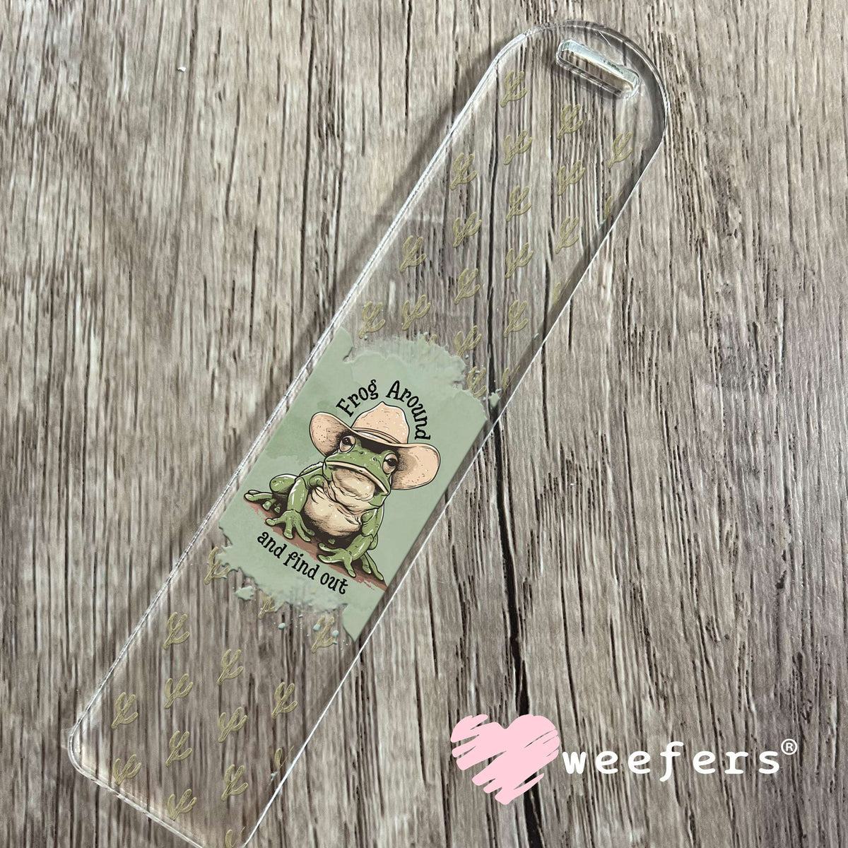 Frog Around and Find Out UV DTF Cup Wrap Bookmark Weefers