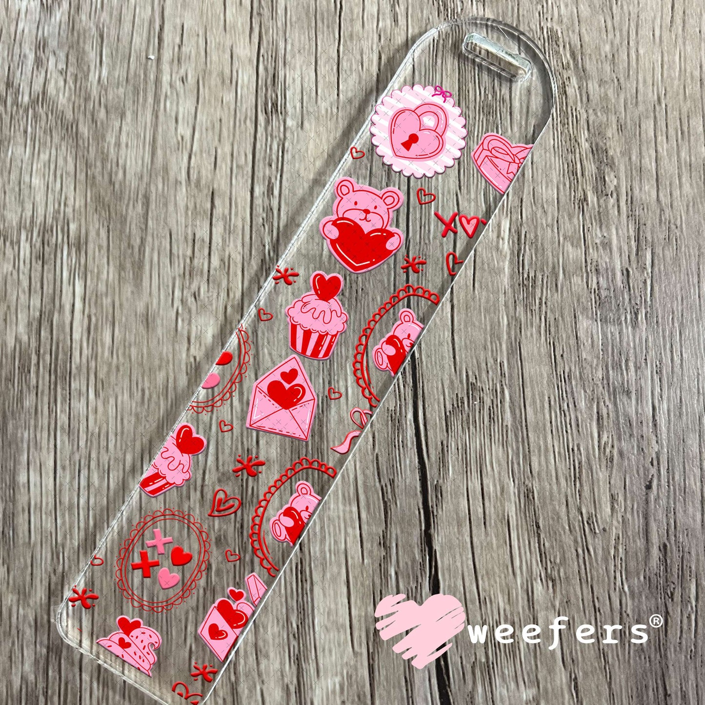 UV DTF Cup Wrap – Love Letters Valentine's Day Bookmark Weefers