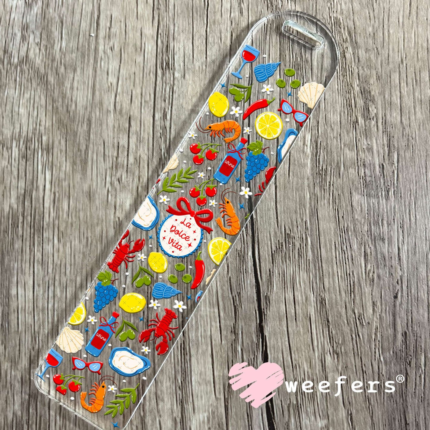 UV DTF Cup Wrap – La Dolce Vita Bookmark Weefers