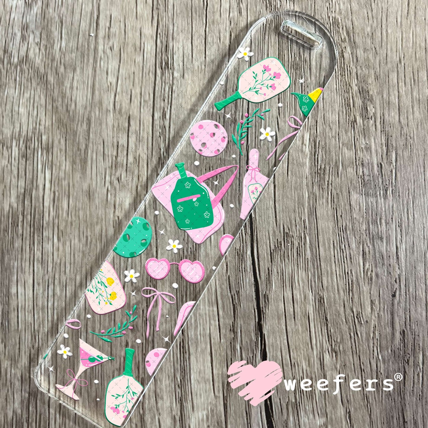 UV DTF Cup Wrap – Pickleball Favorite Things Bookmark Weefers