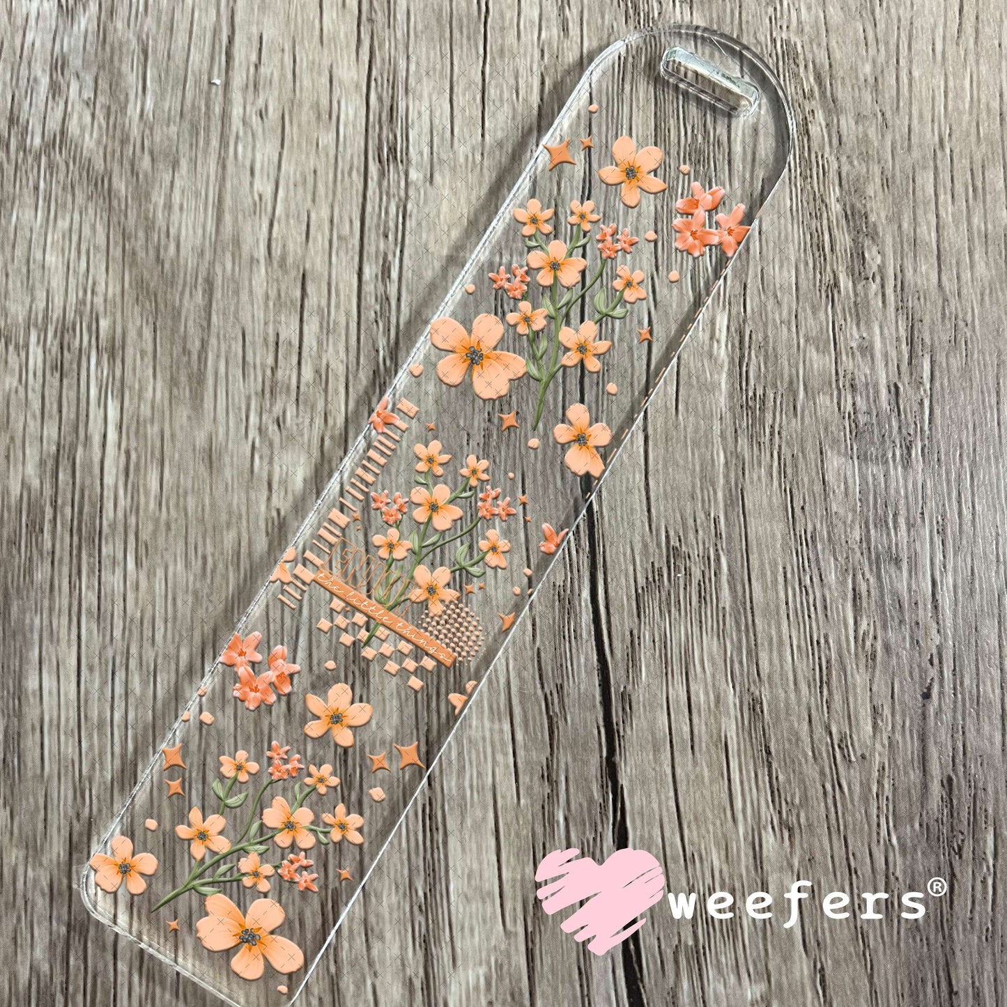 UV DTF Cup Wrap – Enjoy the Little Things Bookmark Weefers