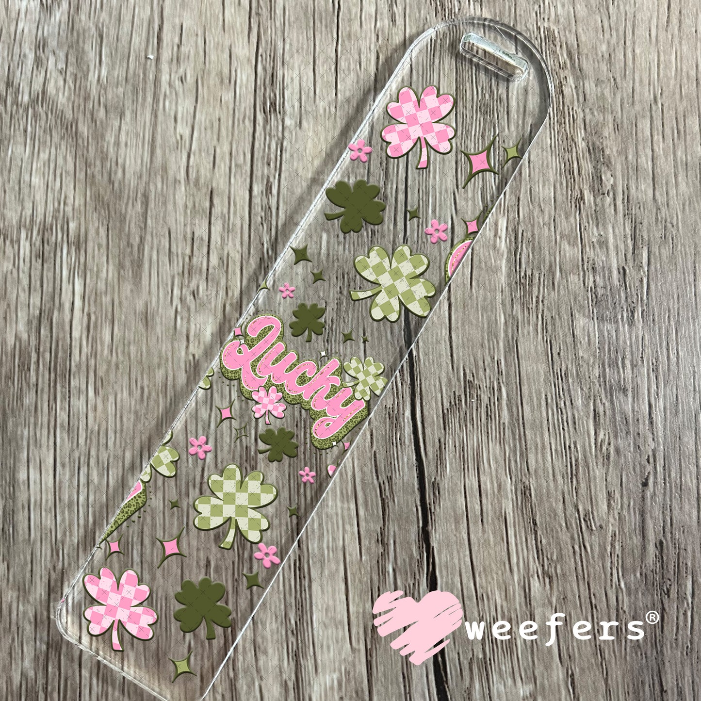 UV DTF Cup Wrap – Lucky St. Patrick's Day Bookmark Weefers
