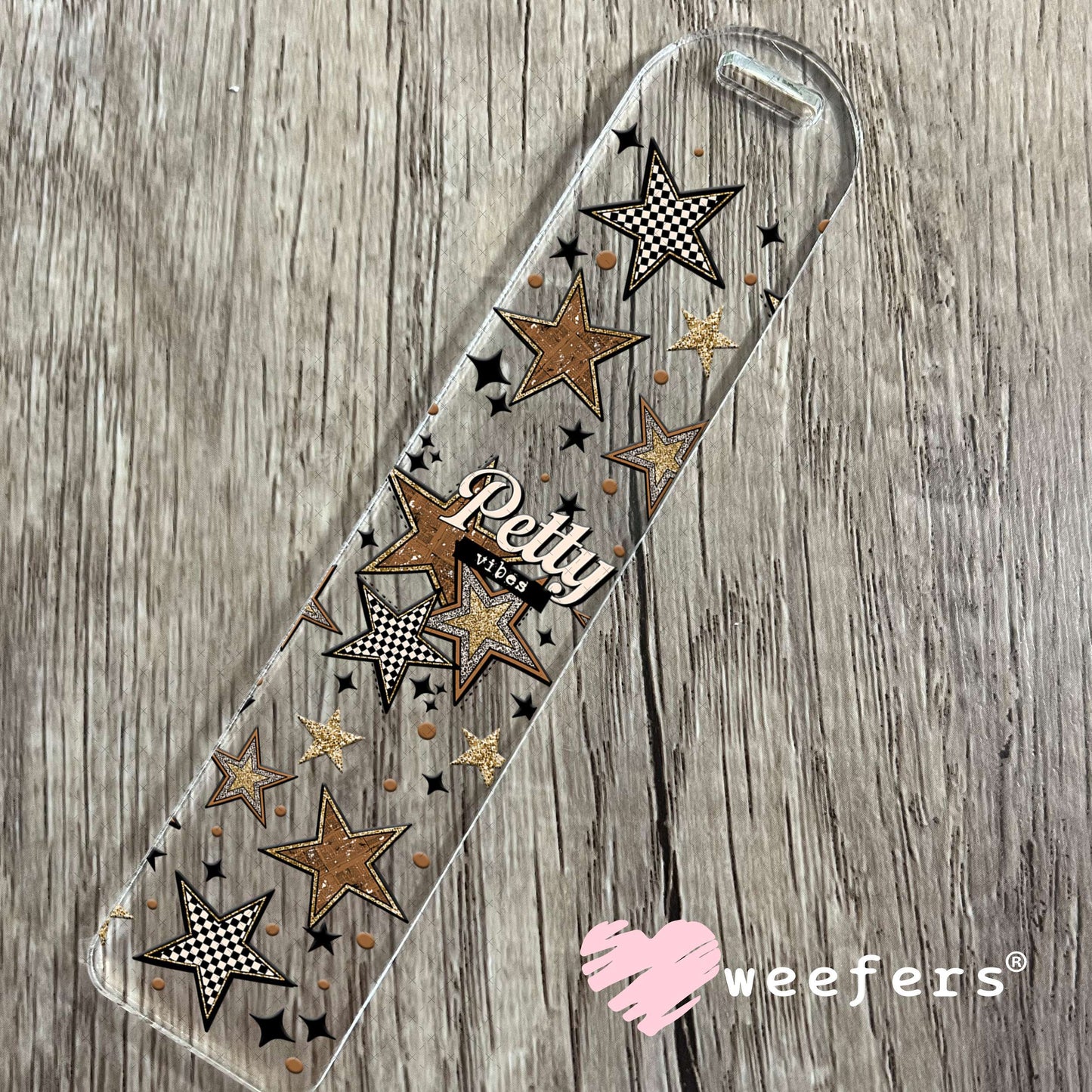 UV DTF Cup Wrap – Petty Vibes Bookmark Weefers