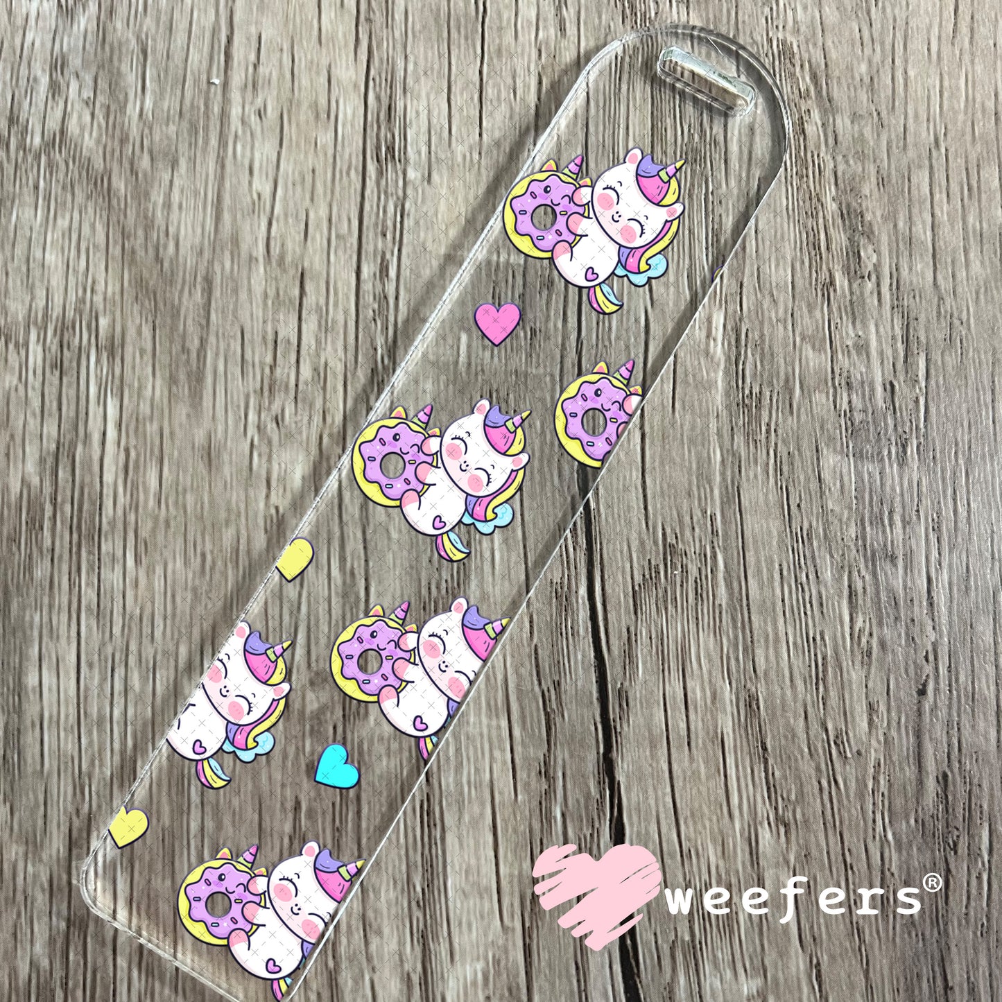 UV DTF Cup Wrap – Playful Unicorns Bookmark Weefers