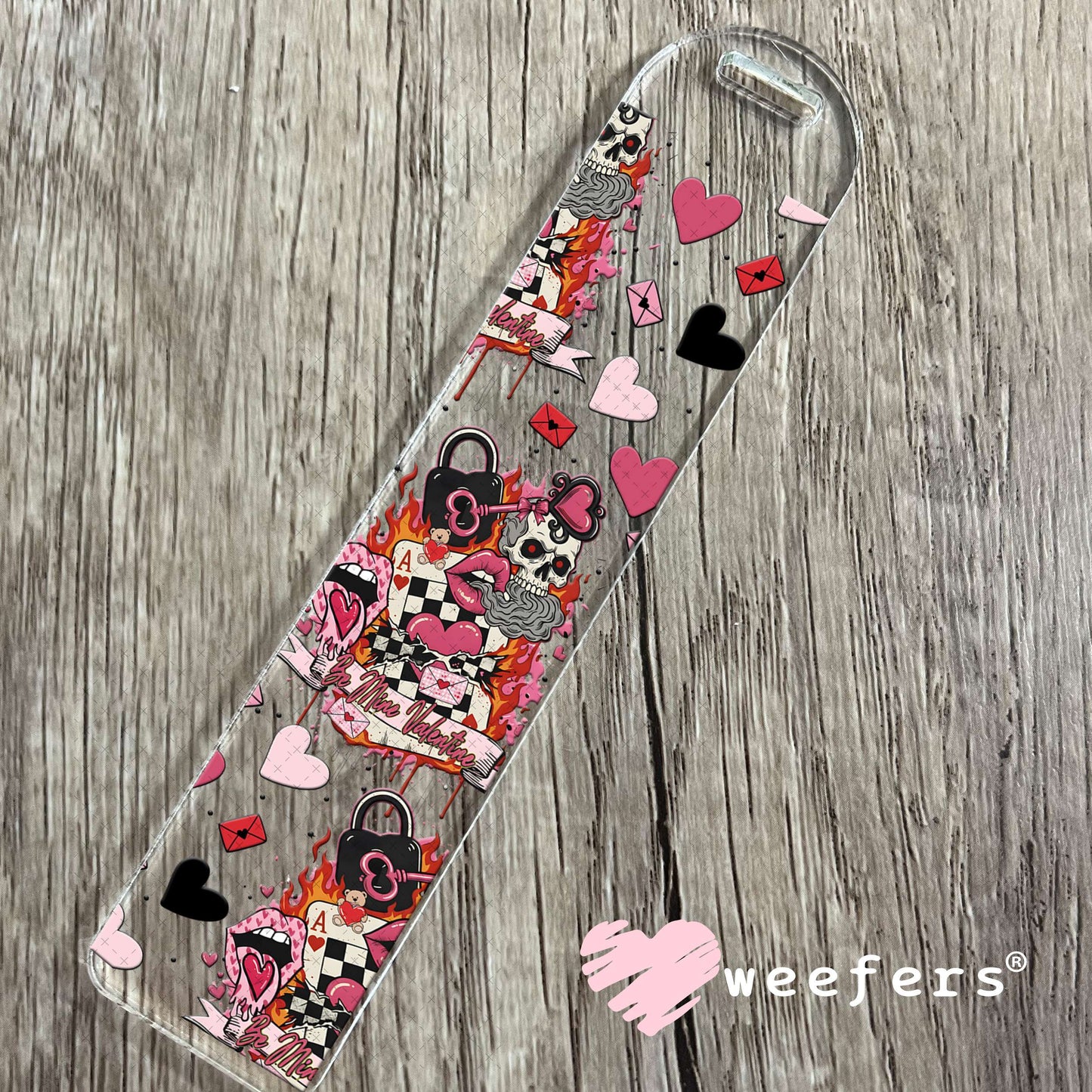 UV DTF Cup Wrap – Be Mine Valentine Weefers Exclusive Bookmark Weefers