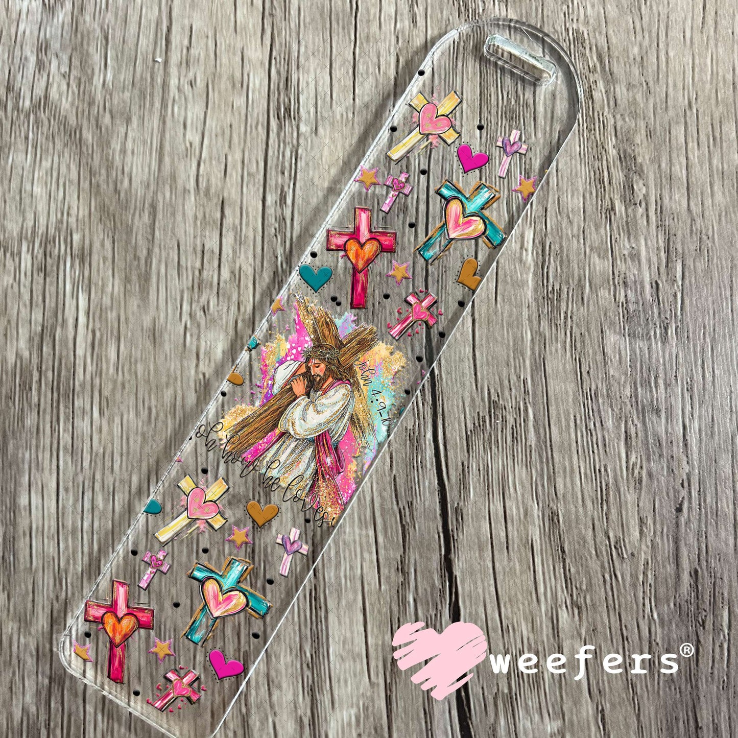 UV DTF Cup Wrap – Oh how He Loves Us - Weefers Exclusive Bookmark Weefers