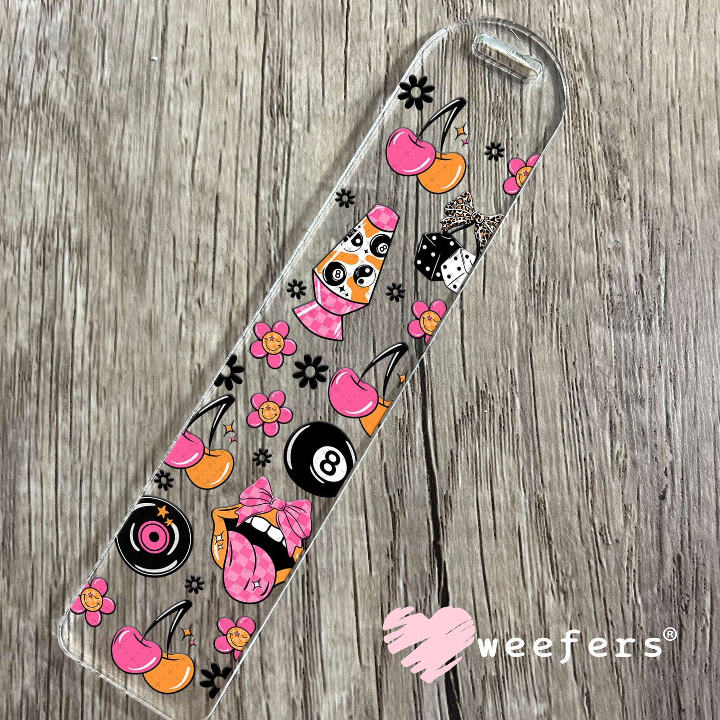 UV DTF Cup Wrap – Sorry for What My Face Said Sidekick - Weefers® Exclusive Bookmark Weefers