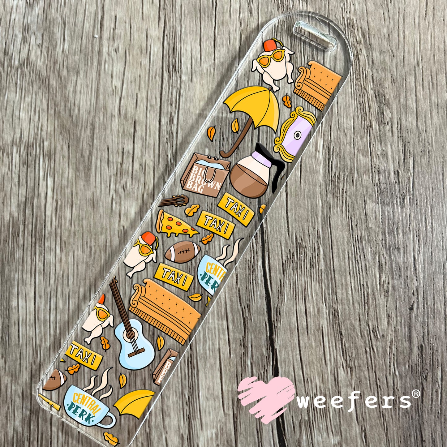 Friends Hangout UV DTF Cup Wrap Bookmark Weefers
