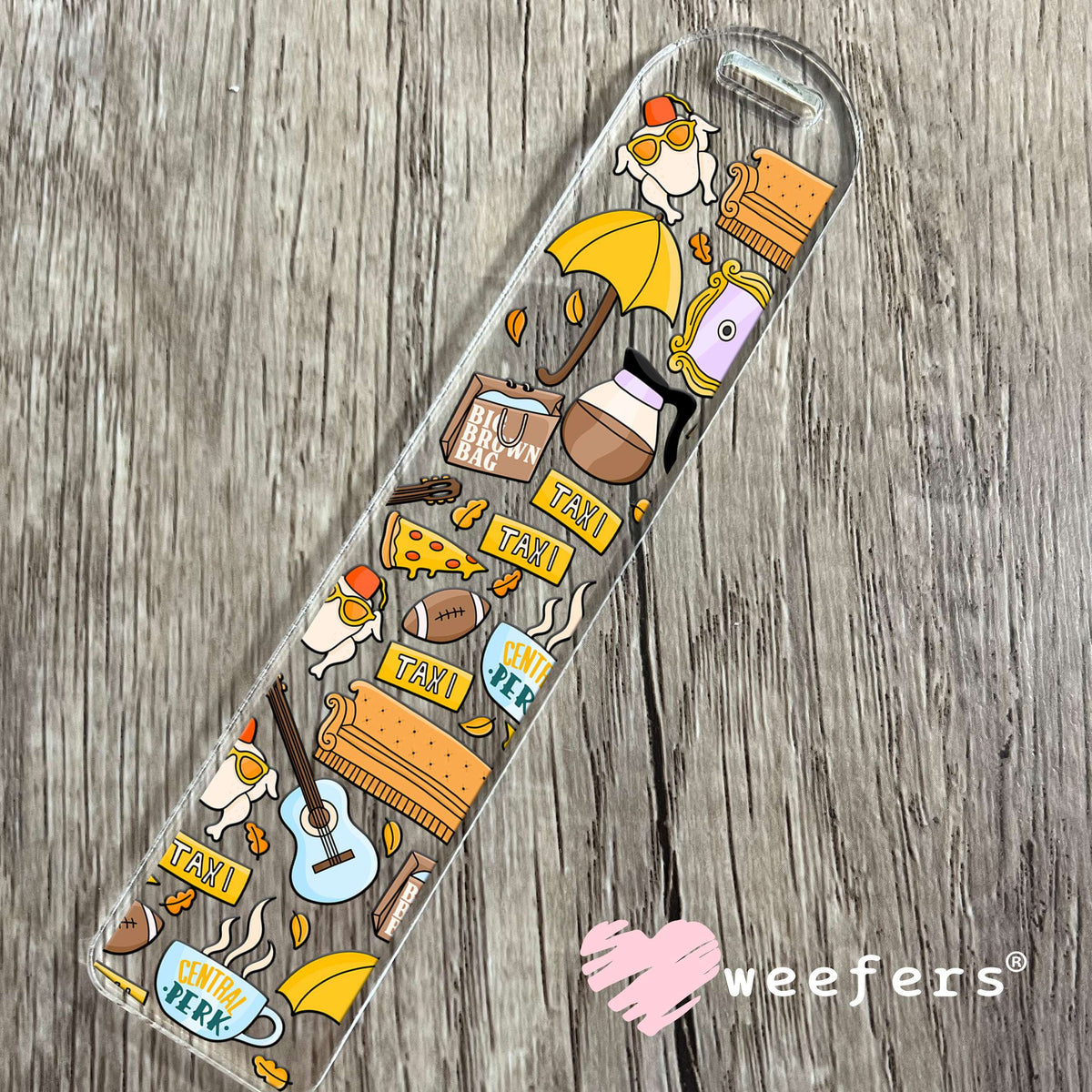 Friendz Hangout UV DTF Cup Wrap Bookmark Weefers