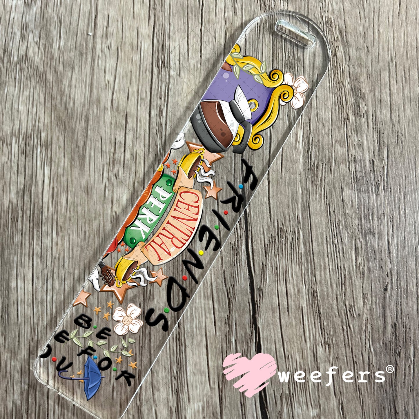 UV DTF Cup Wrap – Friends Central Perk Bookmark Weefers