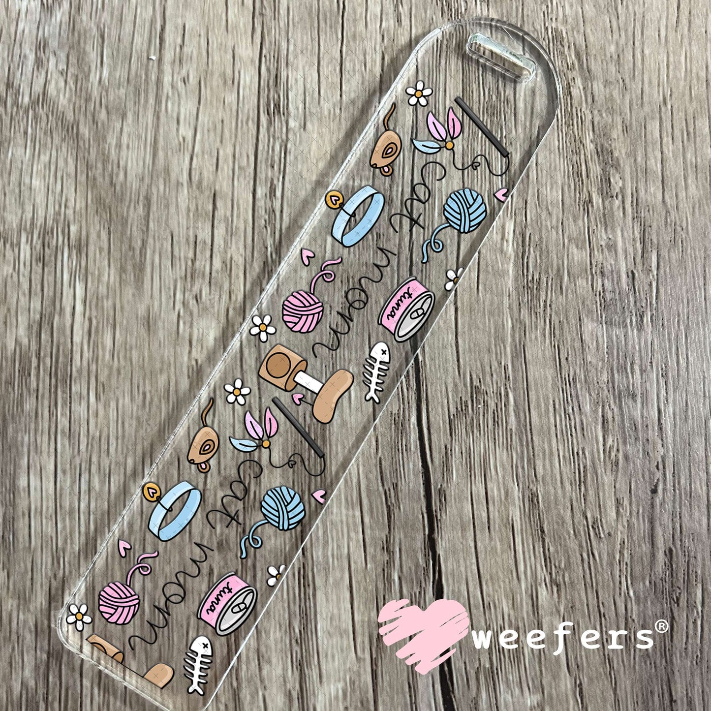 UV DTF Cup Wrap – Cat Mom Toys Bookmark Weefers