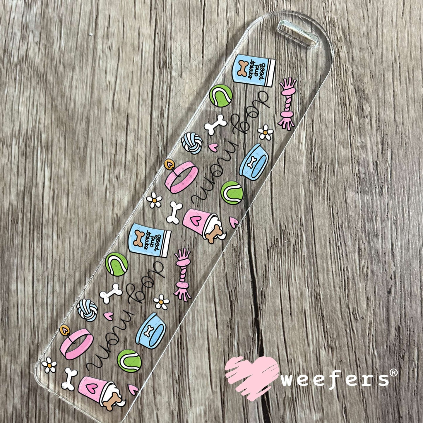 UV DTF Cup Wrap – Dog Mom Toys Bookmark Weefers