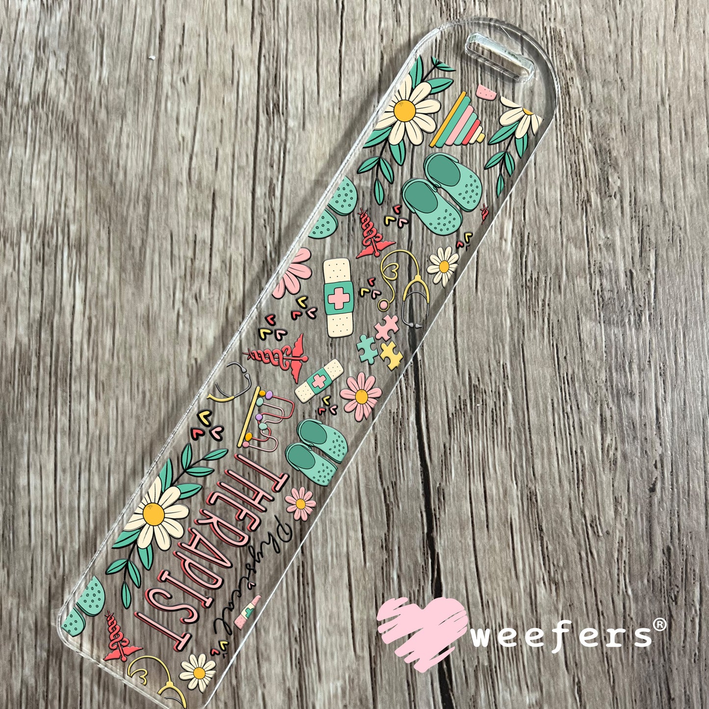 Physical Therapist UV DTF Cup Wrap Bookmark Weefers