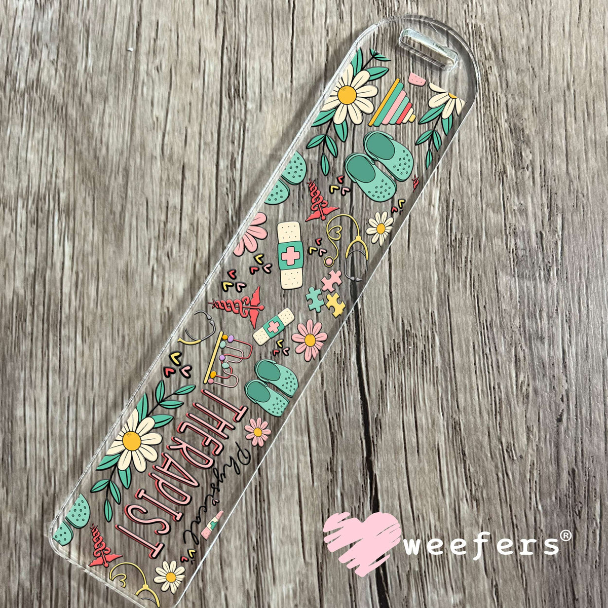Physical Therapist UV DTF Cup Wrap Bookmark Weefers