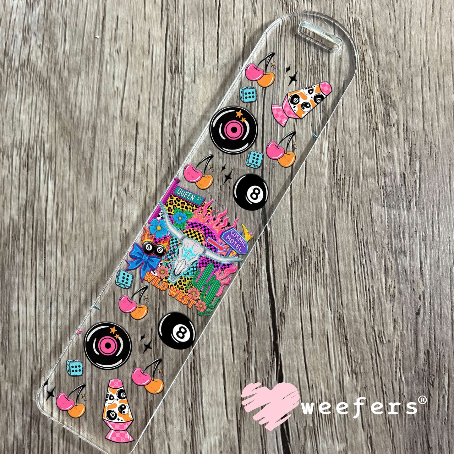 UV DTF Cup Wrap – Cosmic Motel - Weefers® Exclusive Bookmark Weefers