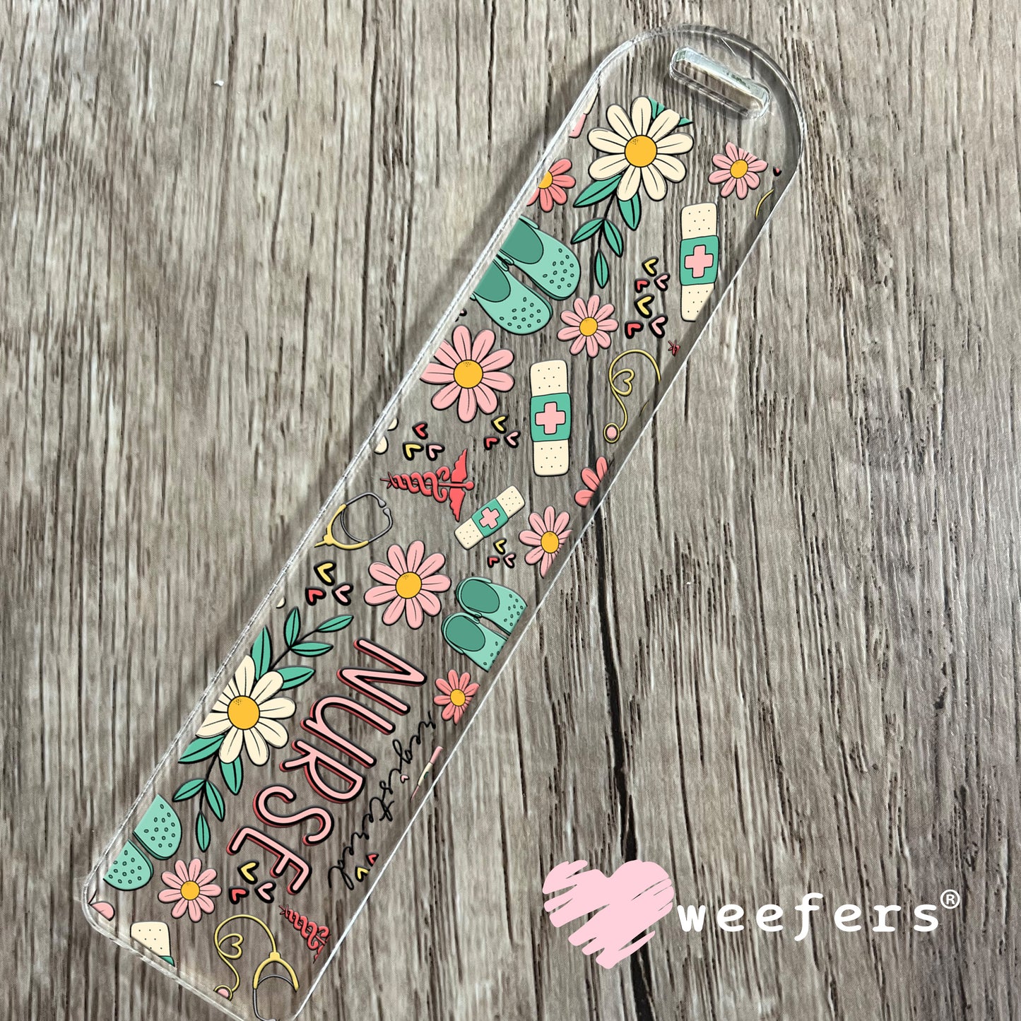 Registered Nurse UV DTF Cup Wrap Bookmark Weefers