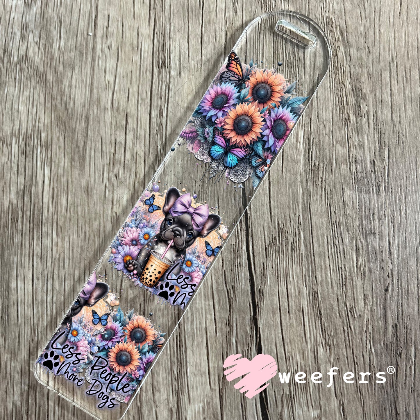 UV DTF Cup Wrap – Frenchie Less People More Dogs