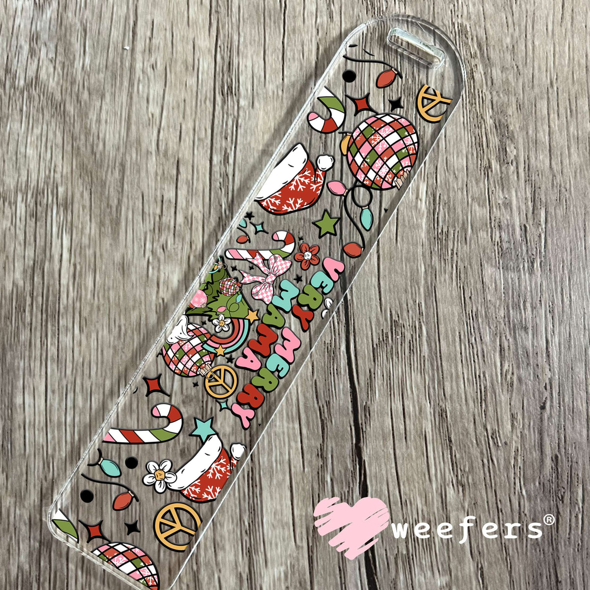 Very Merry Mama UV DTF Cup Wrap Bookmark Weefers