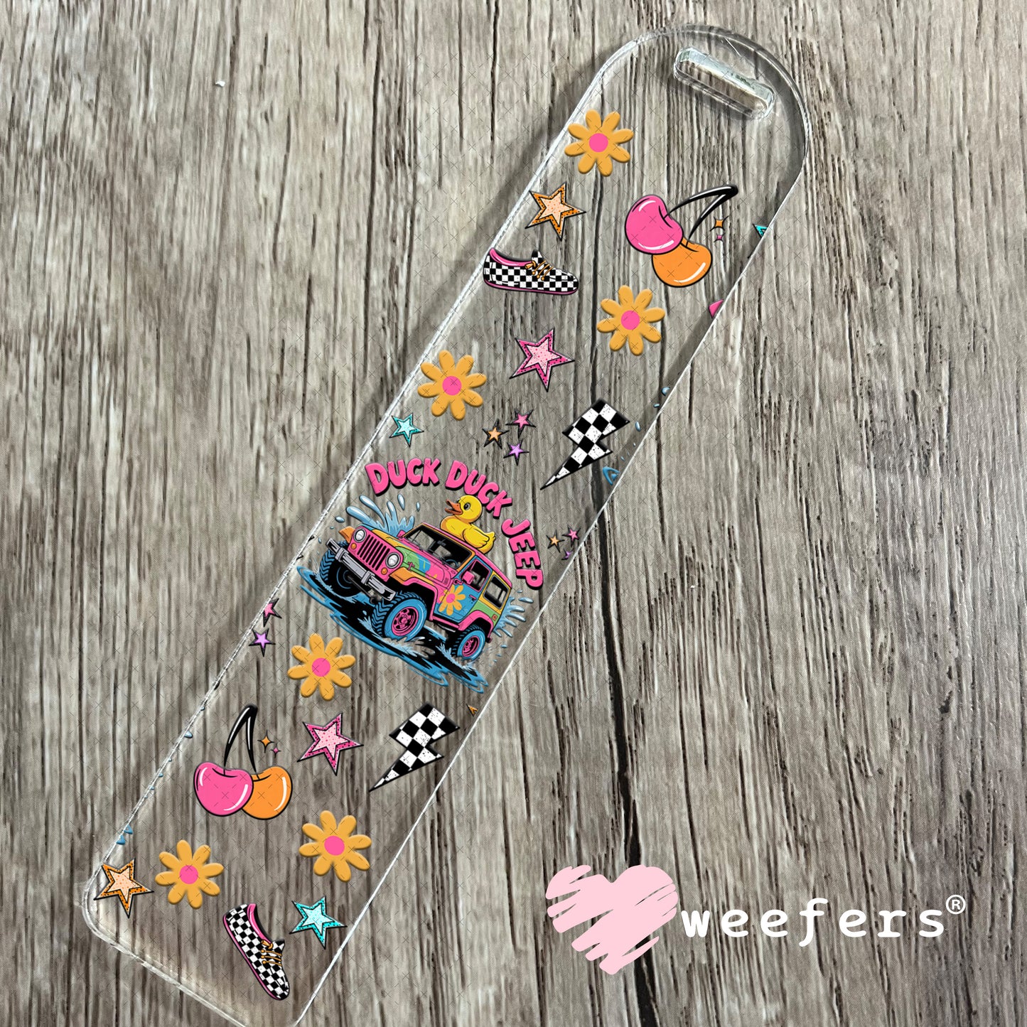 UV DTF Cup Wrap – Duck Duck Jeep - Weefers Exclusive Bookmark Weefers